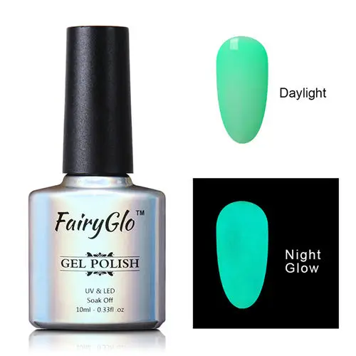 FairyGlo, 10 мл, УФ-гель для ногтей, ночное ФЛУОРЕСЦЕНТНОЕ свечение, впитывающий Гель-лак, Полуперманентная краска, гибридный лак, эмаль - Цвет: YGJ6712