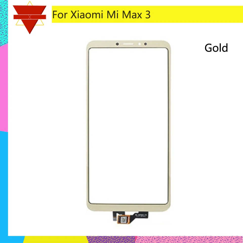 Оригинальный mi Max3 сенсорный экран для Xiaomi ЖК дисплей дигитайзер Переднее внешнее