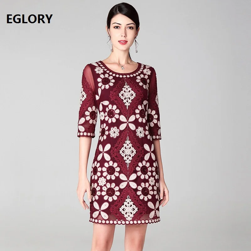 XXXXL Vestidos De Festa Летние Модные Коктейльные Вечерние женские ткань с аппликациями Вышивка Bodycon Оболочка женское платье
