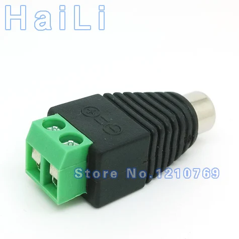 10 шт. CAT5 RCA Женский ТВ Видео балун Разъем для CCTV камеры Клеммная колодка в AV