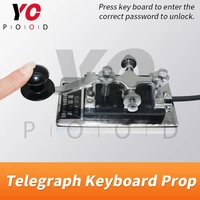 yopood morse code device real life game prop supplier enter password code by telegraph keyboard to unlock escape room puzzles
