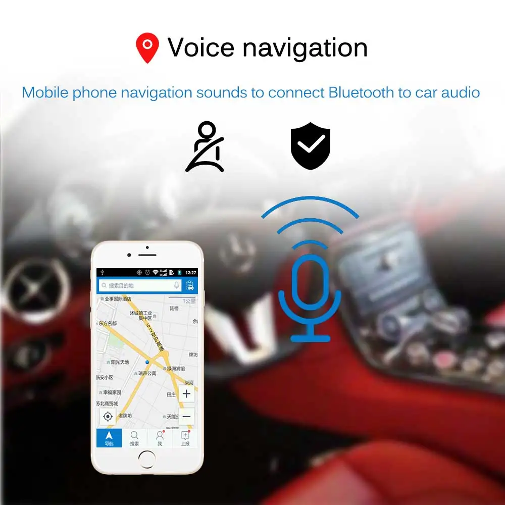 ZF-850 мини беспроводной NFC Bluetooth автомобильный комплект приемник аудио адаптер AUX USB