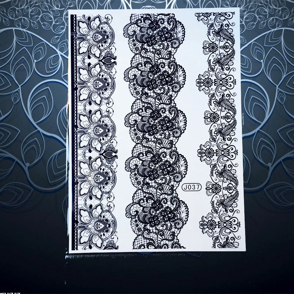 1 шт. сексуальный кружевной браслет с черными чернилами | Красота и здоровье