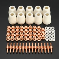 75pcs plasma cutter accessories for cutter torch consumables assorted kit welding nozzles fit cut40 cut50