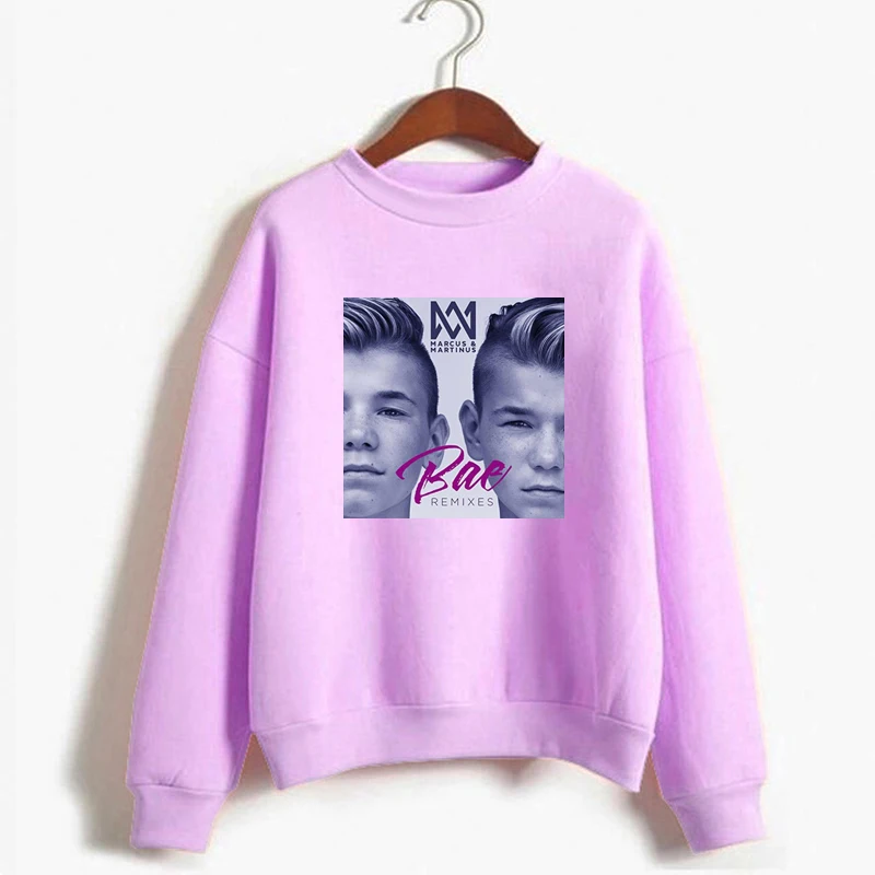 Женские толстовки с принтом Маркуса и мартинуса женские повседневные Пуловеры в