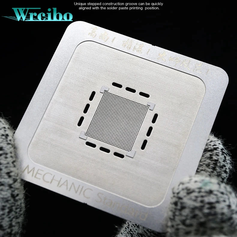 Wrcibo автоматическое позиционирование 3D припоя посадили олова чистая bga-трафарет