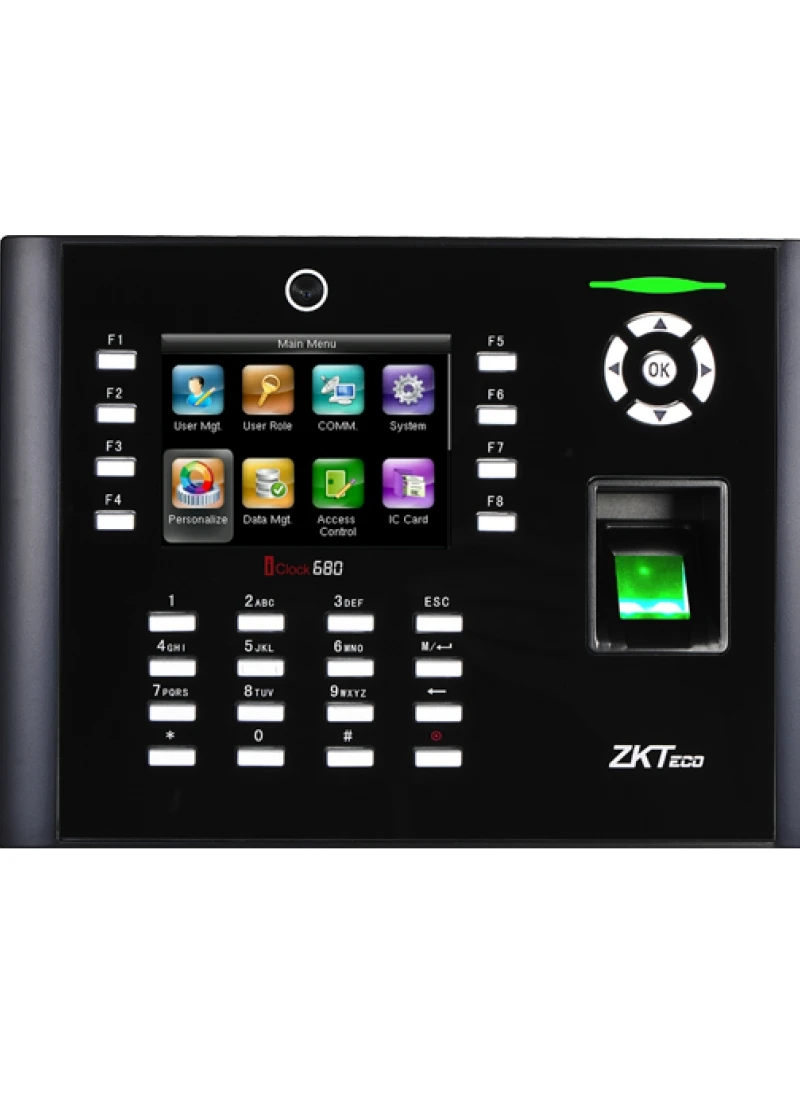 ZK Iclock680 TCP/IP контроль доступа по отпечаткам пальцев RFID карта с ADMS система контроля