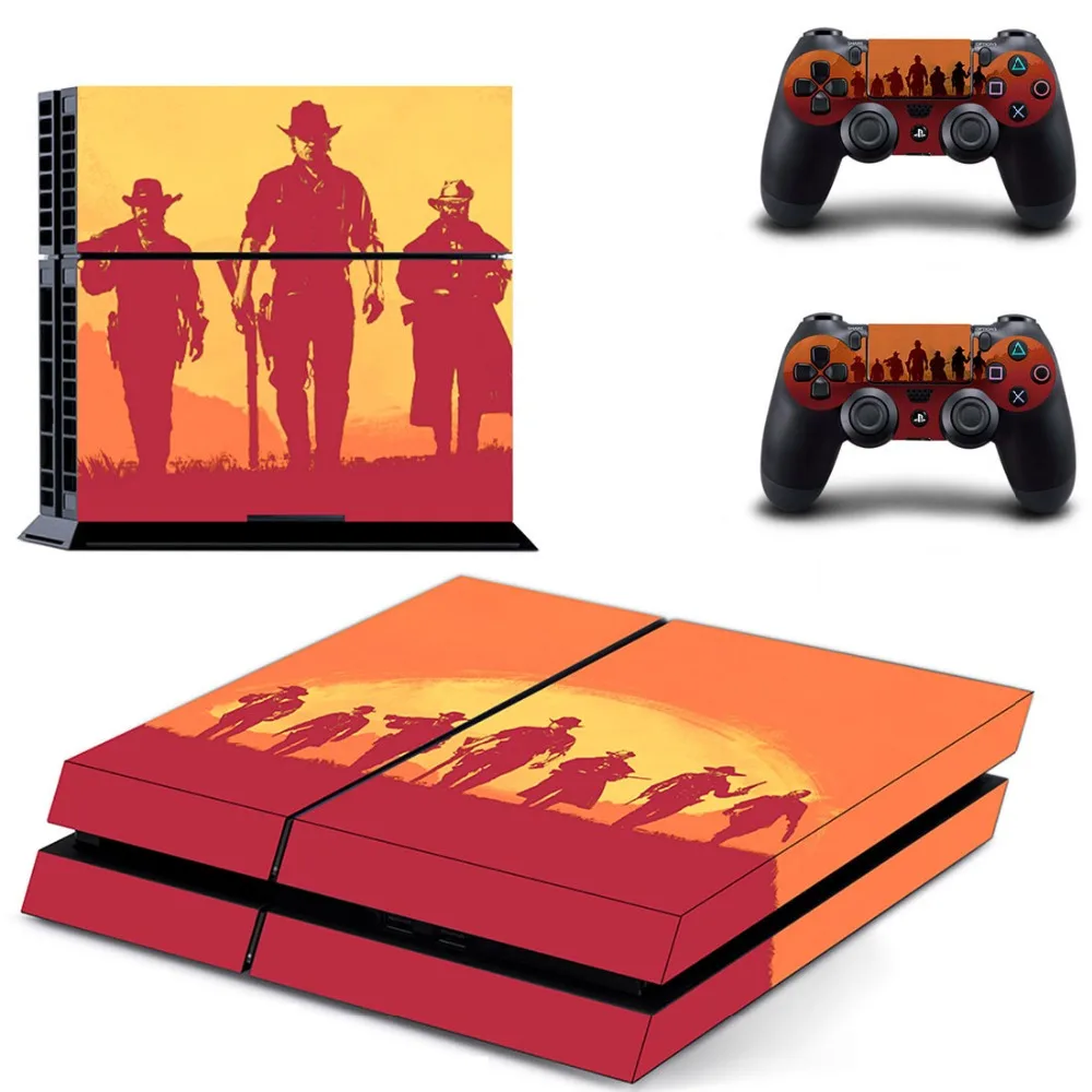 Наклейки PS4 контроллер кожи красного изображения из фильма Red Dead Redemption 2 наклейки