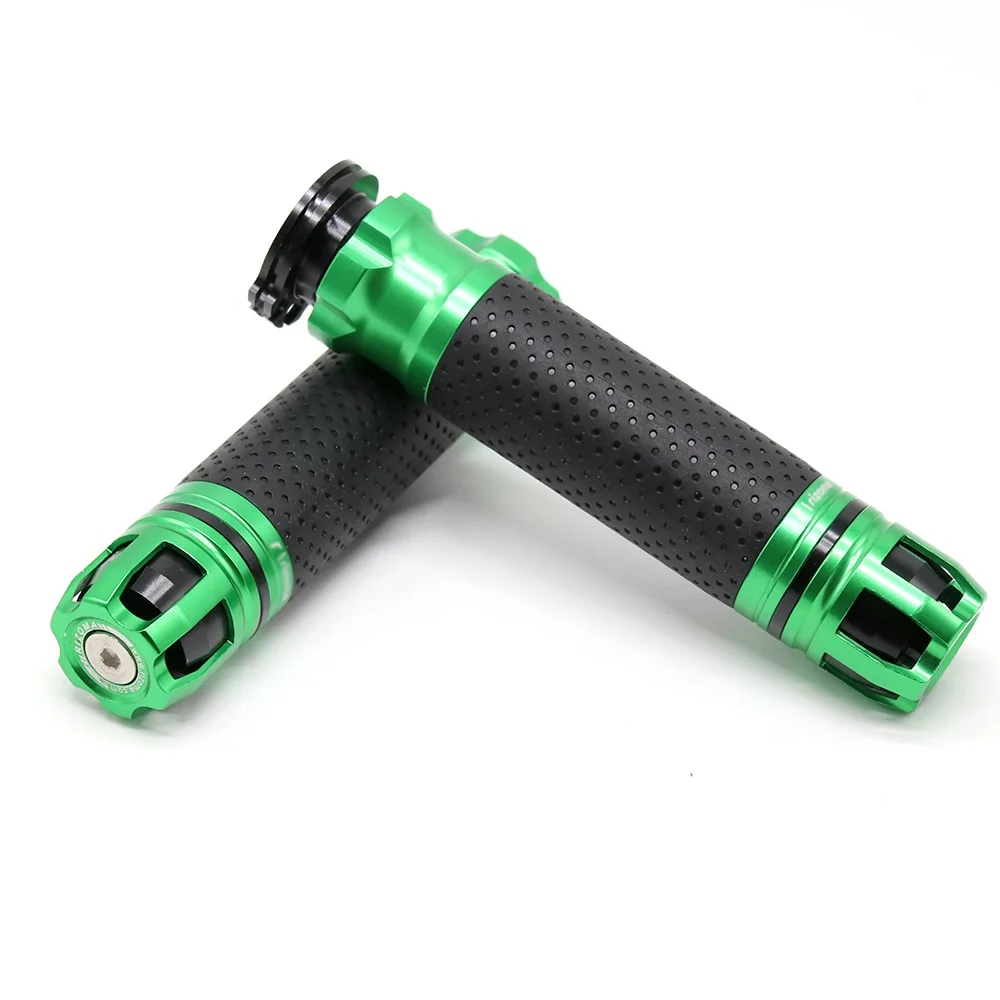 

7/8'' Motorcycle Handle bar CAPS / Handlebar Grips CNC 22MM Universal Street & Racing Moto Racing Grips