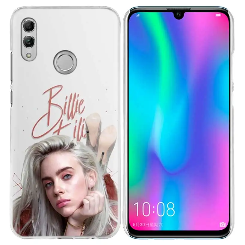 03 Чехол Billie Eilish Music Singer для Huawei Honor 8X Y9 9 10 Lite Play 8C 8S 8A Pro V20 20i 10i Y6 Y7 жесткий чехол для телефона из ПК - Цвет: 03