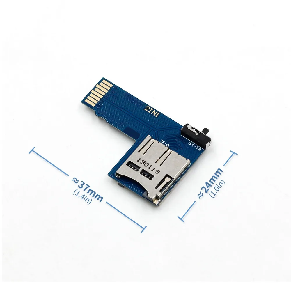 Raspberry Pi 3 Двойная система двойной адаптер карты TF плата памяти | 2 в 1 Micro SD для Zero
