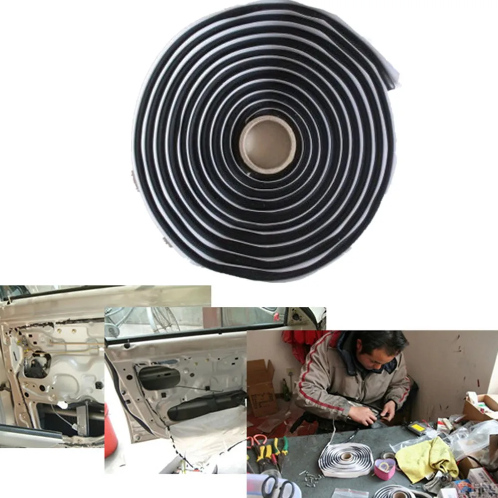 Резиновая Звукоизоляционная Пыленепроницаемая уплотнительная лента 4 м для