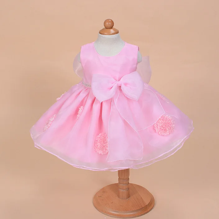 0-2 ys baby girl dress 1 year birthday lace flower white christening vestido bebe newborn baptism gown | Детская одежда и обувь