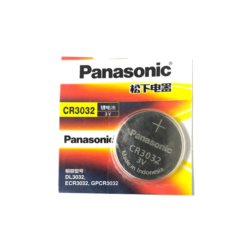 

New Genuine Panasonic CR3032 DL3032 ECR3032 3V Lithium Car Key Remote Control Electric Alarm Cell Button Coin Battery
