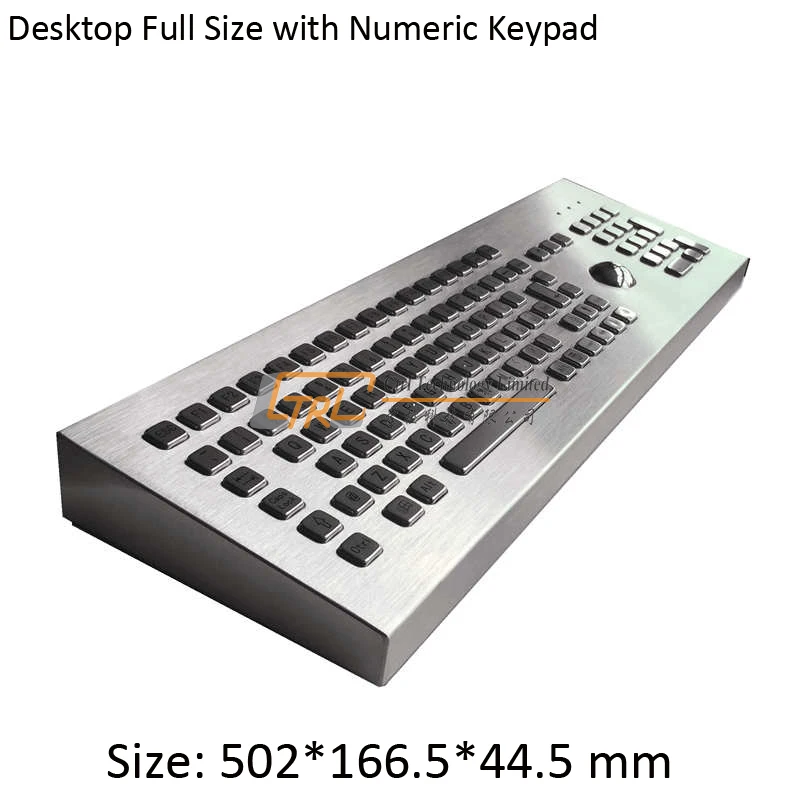 Настольный компьютер 103 клавиш полноразмерный телефон с механическим трекболом