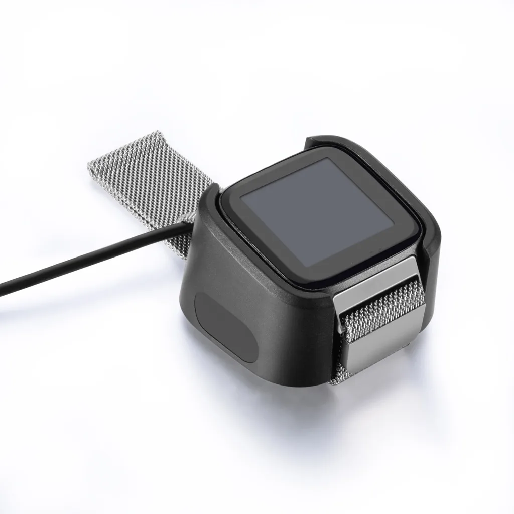 USB зарядное устройство кабель Зарядка батареи держатель станции для Fitbit Versa Lite