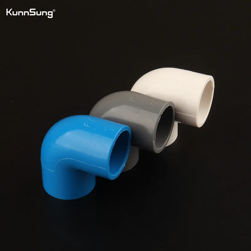 90 Degree Elbow 3 шт. ПВХ разъем внутренний диаметр. 20 мм колпачок для фитингов труб прямой тройник Wye Y соединитель локоть крест для ремонта труб аквариума воды - Цвет: 90 Degree Elbow