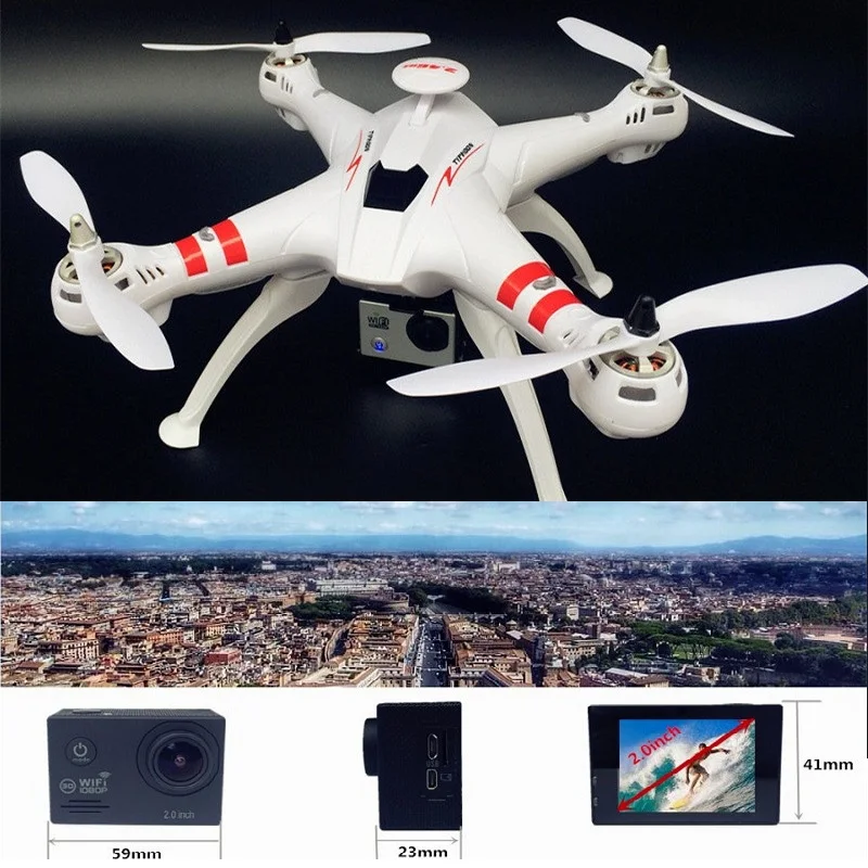 Bayangtoys x16 gps Racing Радиоуправляемый Дрон бесщеточный Дроны с FPV Wi-Fi Камера HD 1080 P 12Mp RC