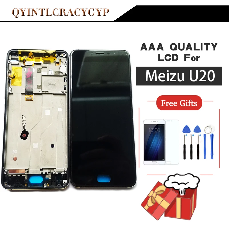 Оригинальный ЖК экран для Meizu U20 дигитайзер сенсорного экрана + дисплей 5 дюйма