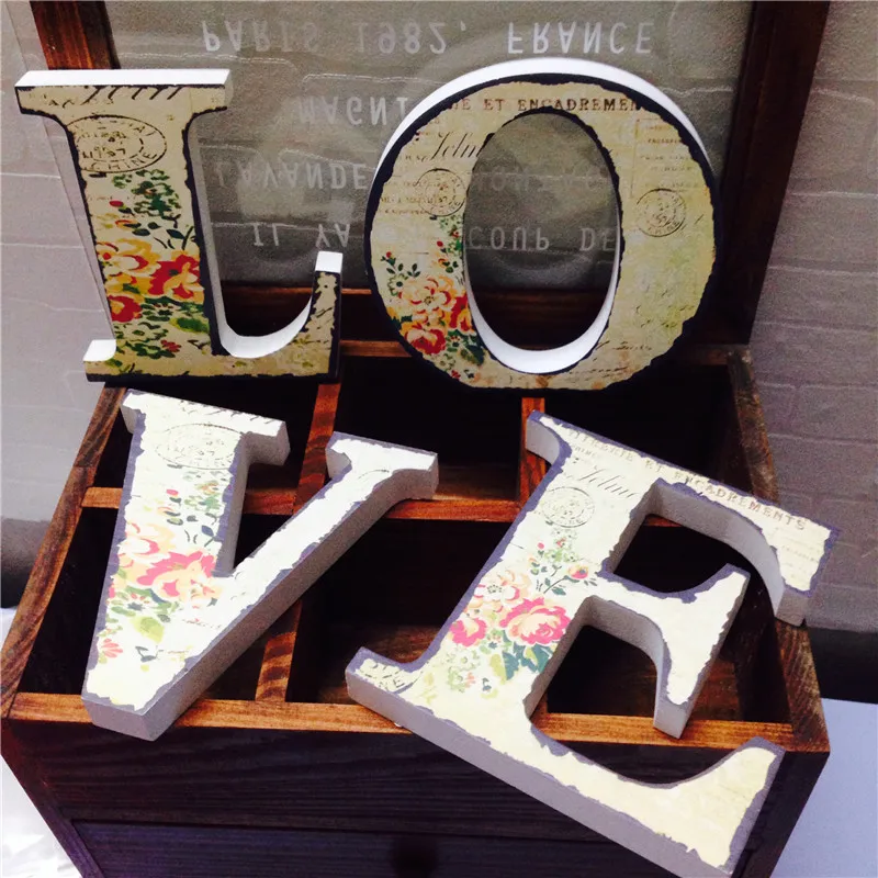 ZAKKA деревянный дом любовь плащи слова буквы для Стены Двери художественный знак