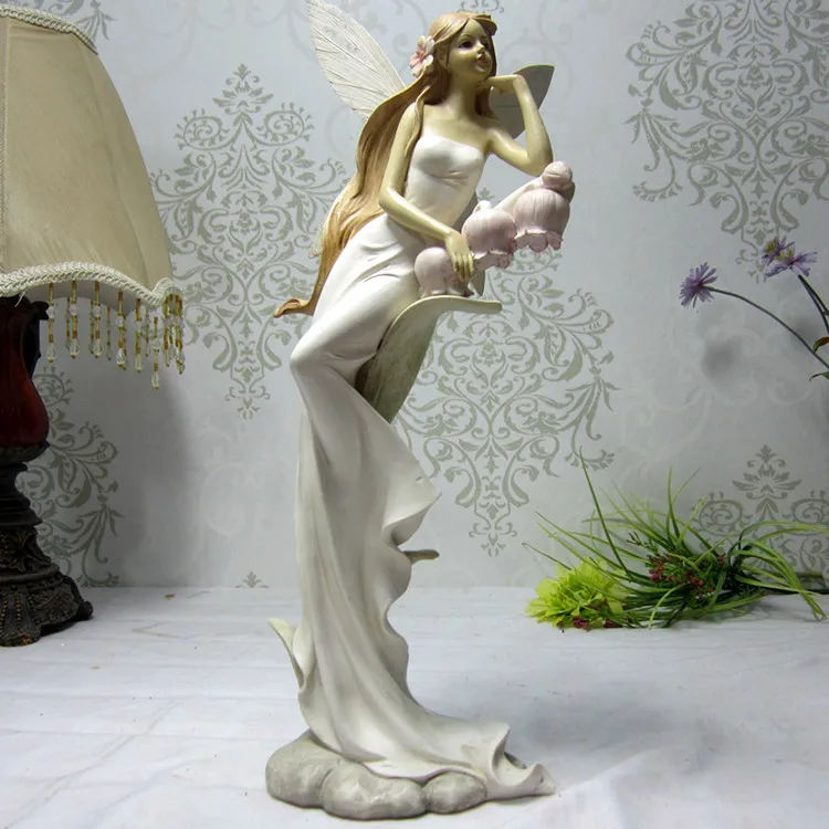 

The beauty of living room, girl, resin crafts, decoration, wedding gifts, Home Furnishing statue, angel, fairy ornament~