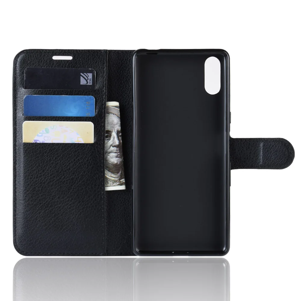 HUDOSSEN Capa для Sony Xperia L3 I3312 I4312 I4332 роскошный чехол с подставкой и кошельком кожаный