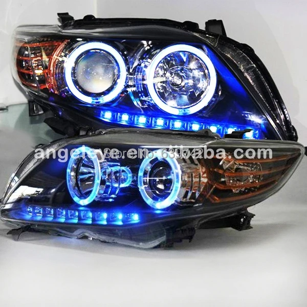 

For Toyota Corolla Altis LED Head Lamp For Toyota 2008-2010 year Blue House White LED