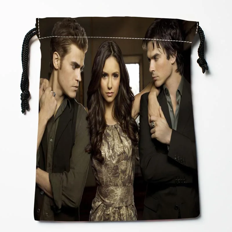 Лучшие Дневники вампира сумки на шнурке индивидуальные для хранения с принтом