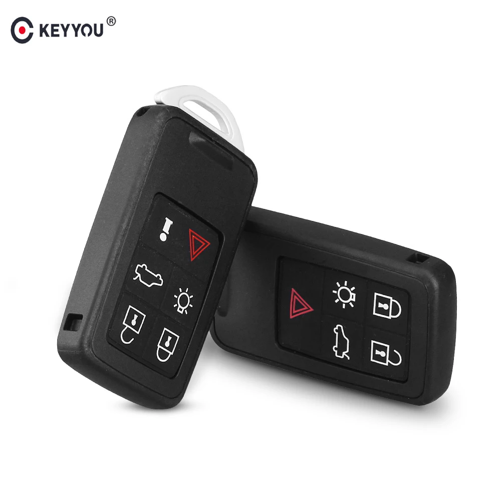 Замена KEYYOU 5/6 кнопки умный пульт дистанционного ключа автомобиля чехол Брелок