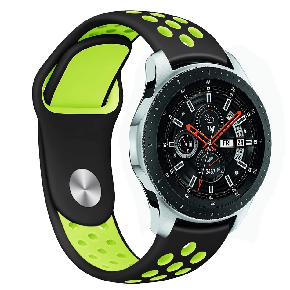 Ремешок Браслет кремния для Glaxary часы 46 мм замена группы 2018 Sumsung Smartwatch Amazfit Stratos