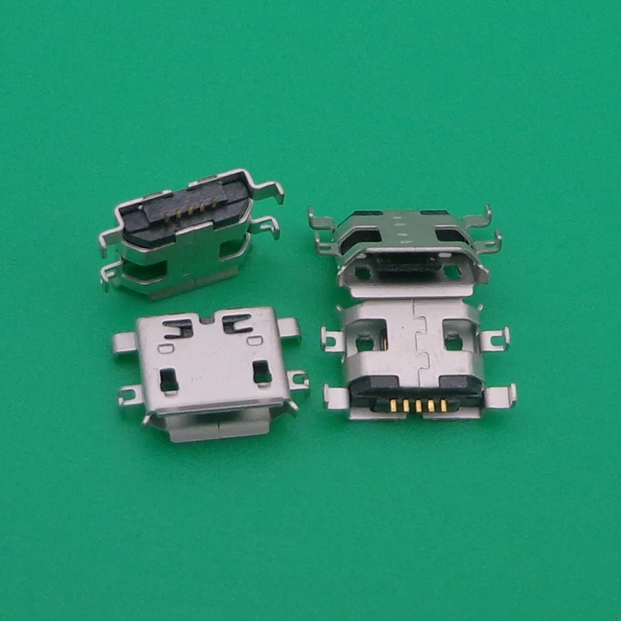 10 шт. Мини Micro USB разъем зарядки Порты и разъёмы розетка штекер питания док станции