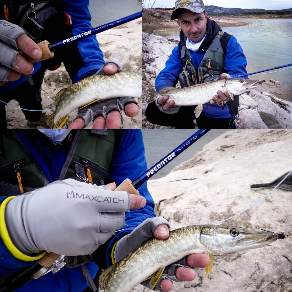 Maximumcatch 9FT морская Удочка 8-10wt 4 шт. 30T SK углеродное волокно Удочка с 9/10wt катушка и линия комбо