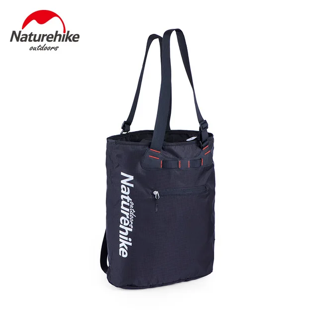 NatureHike 15L спортивная сумка маленький рюкзак для шоппинга Женская Сверхлегкая портативная многофункциональная сумка для путешествий на открытом воздухе - Цвет: Black