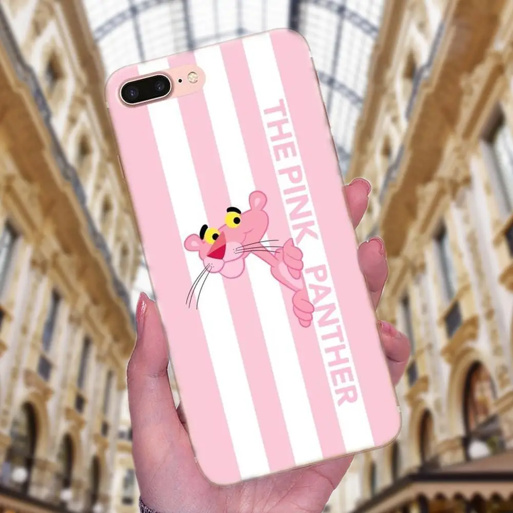 Kawaii Розовая пантера Новинка мульти для Huawei P7 Honor 4C 5A 5C 5X 6 6C 6A 6X 7 7X 8 9 V8 V10 Y3II Y5II Y6II G8 Play