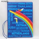 Дорожные обложки для паспорта по всему миру для унисекс, женская сумка для кредитных карт, держатель для паспорта, бумажники, чехол для паспорта