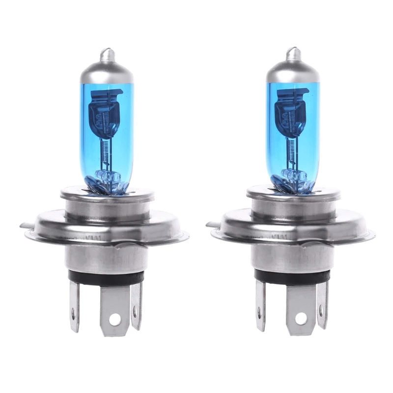 2x супер H4 100W 9003 HB2 HID 6000K белая лампа дальнего ближнего света