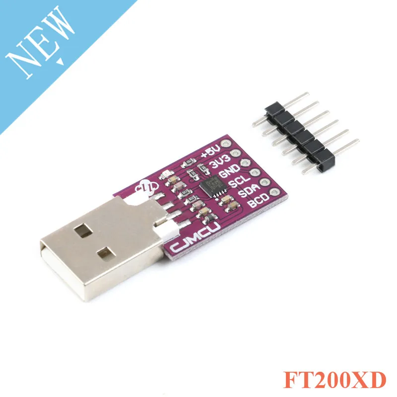Флюоресцентный преобразователь с USB на I2C, полная скорость