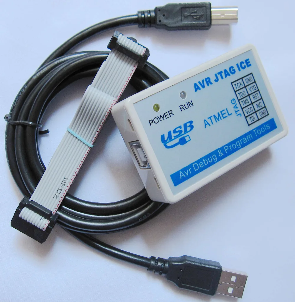 Бесплатная доставка 1x USB AVR JTAG ICE эмулятор Avr Debug и программные инструменты