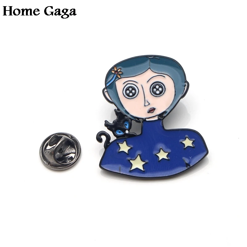 Homegaga мультфильм Металл Эмаль шпильки трендовый para рюкзак рубашка одежда броши