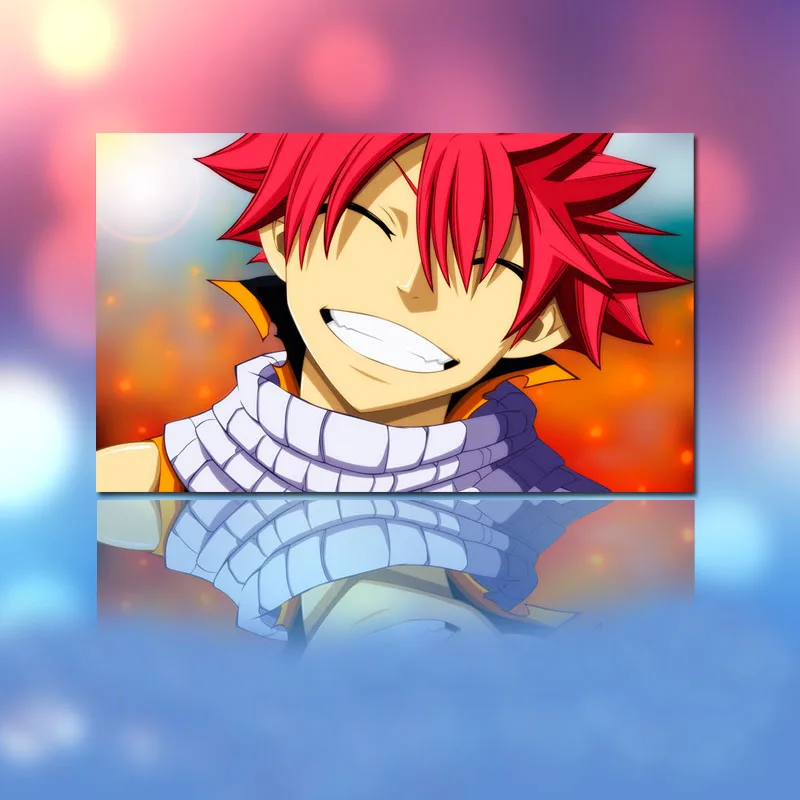 Модульная картина с хвостом Феи по номерам цифровая живопись в японском стиле