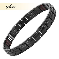 vivari pure titanium womens health magnetic bracelet slim narrow germanium benefit healthy 4 elements pulseras hombre bracelets
