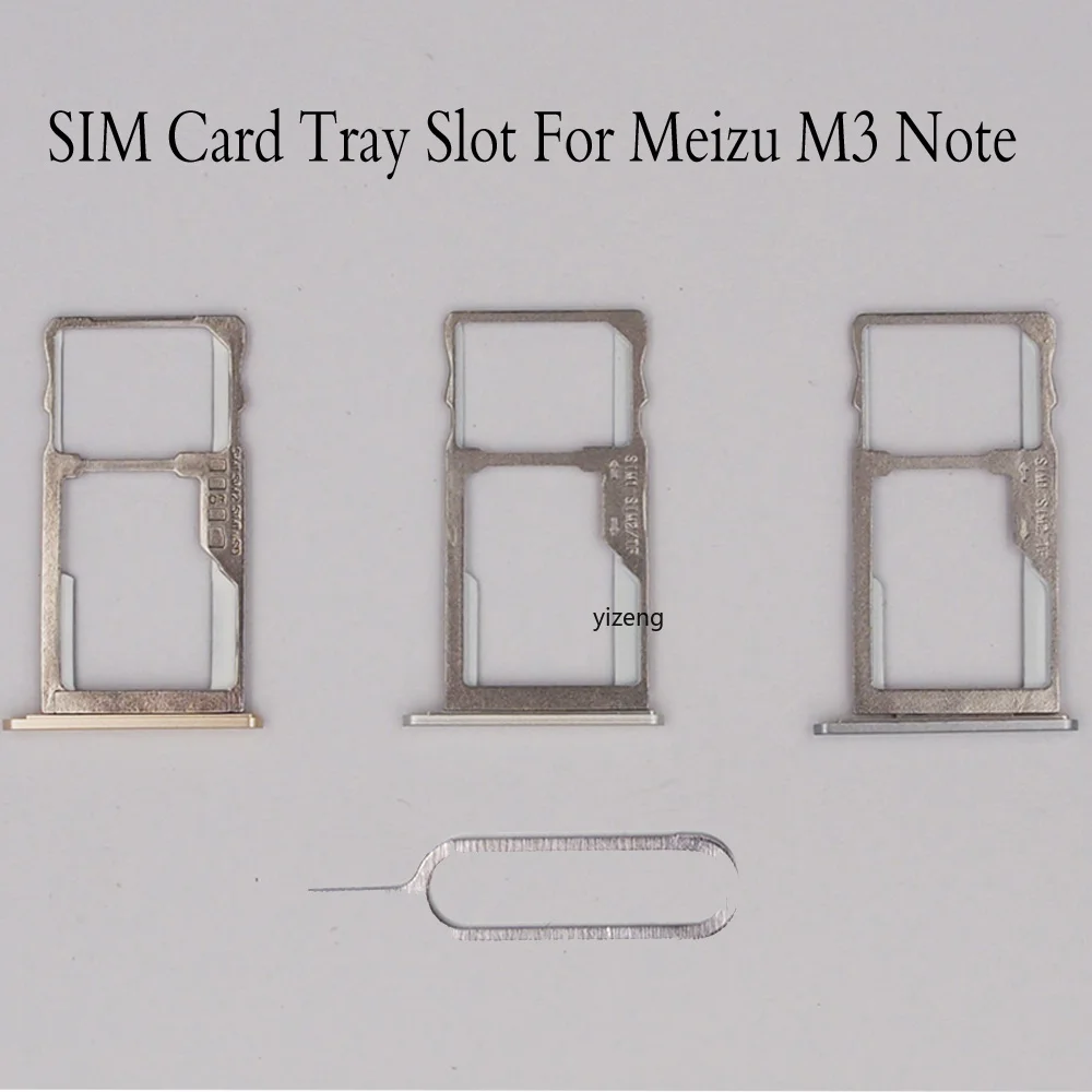 Новинка держатель для SIM карты MEIZU M3 Note M681 запасные части адаптер карт|Корпусы и
