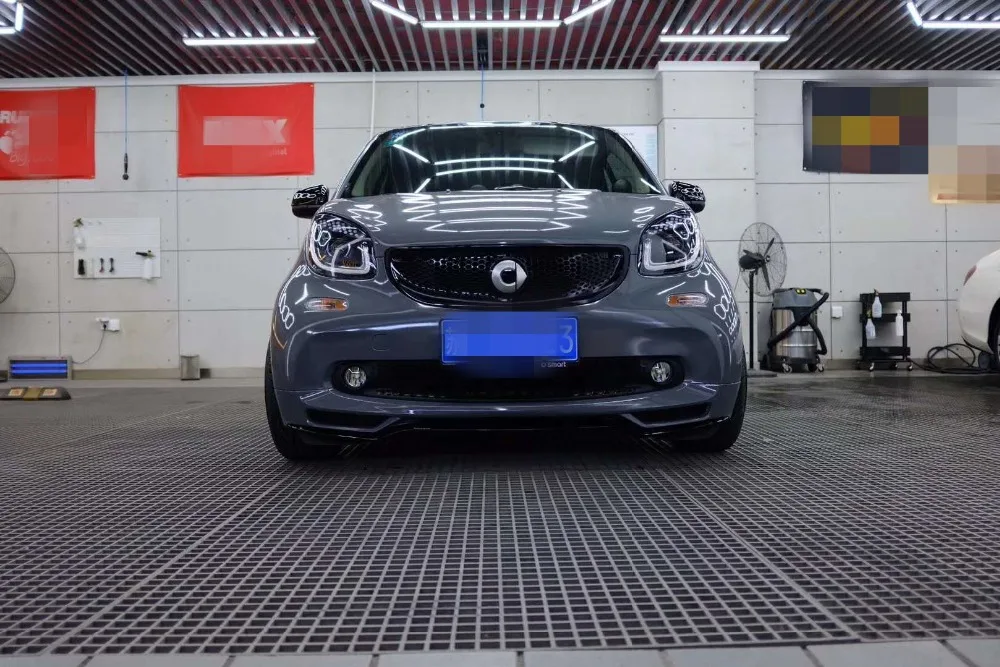 Smart 453 комплект для тела для smart 453-B стиль с передней губой боковые юбки задний диффузор выхлопная система smart 453 Углеродные автозапчасти