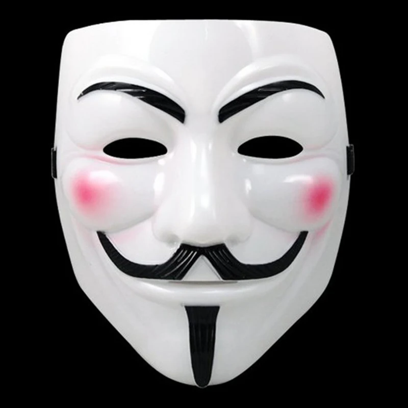 Хэллоуин вечерние маски V for Vendetta анонимные маска Гай Фокс нарядное платье
