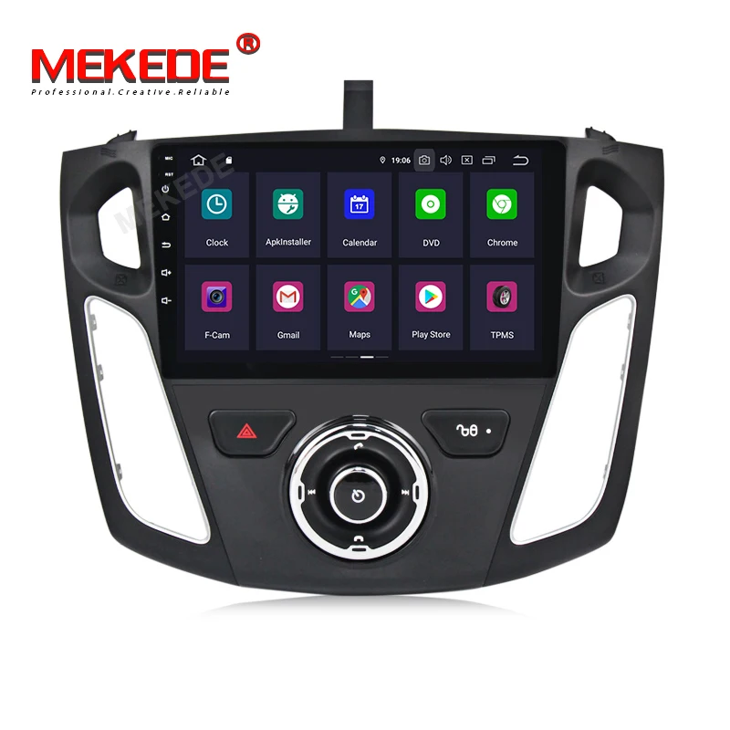 MEKEDE IPS экран DSP Android 9 0 автомобильный мультимедийный dvd GPS плеер для Ford Focus 2012 2013 2014
