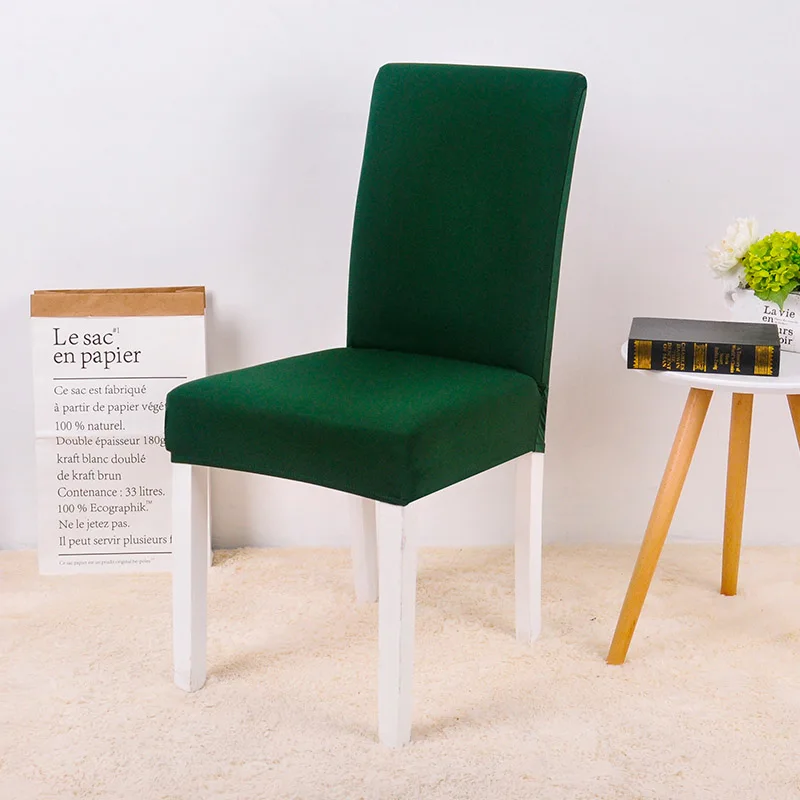 Green Forcheer, спандекс, Чехол для стула, современный эластичный чехол для обеденного сиденья для банкета, свадьбы, ресторана, отеля, цветочный принт, для комнаты - Цвет: Green