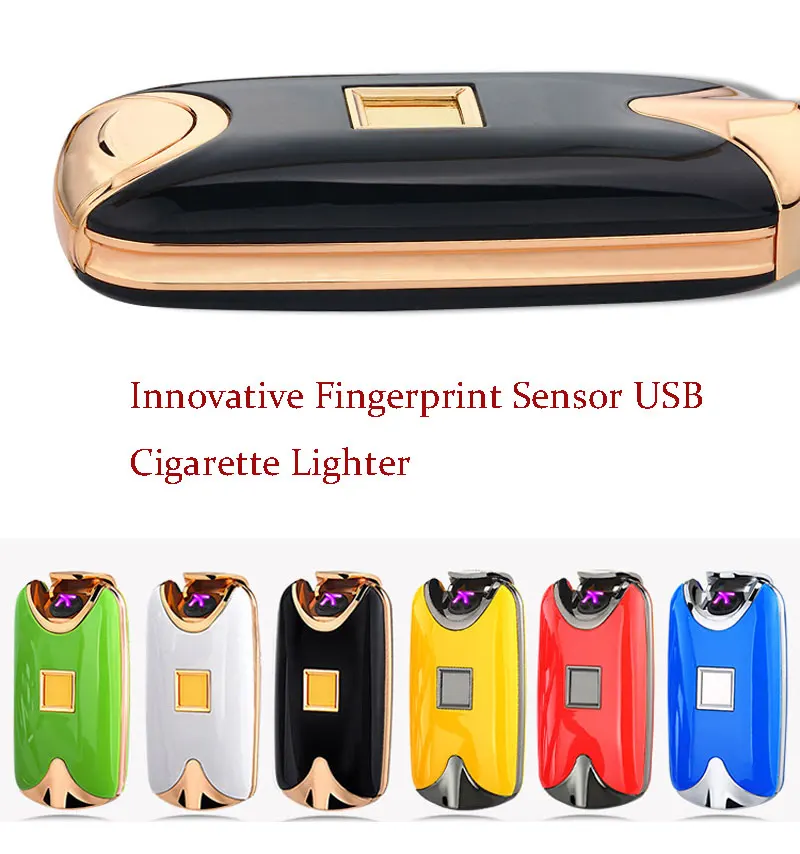 Электрическая usb зажигалка с двойной дугой сенсорная перезаряжаемая