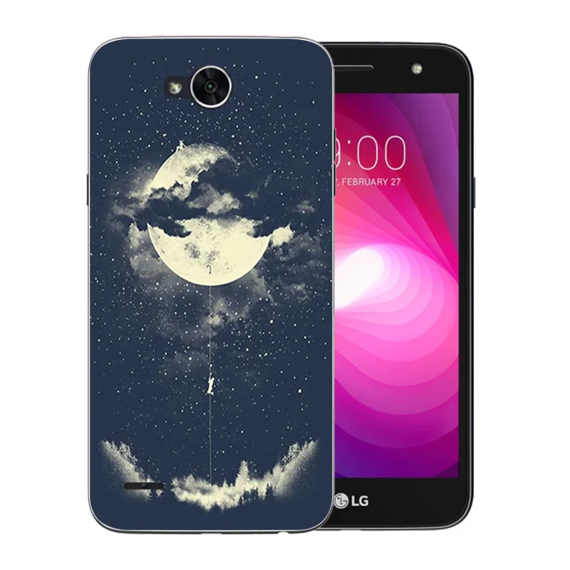 Для LG X power 2 K10 Мощность Силиконовые чехлы с принтом лошадки мягкие ТПУ для