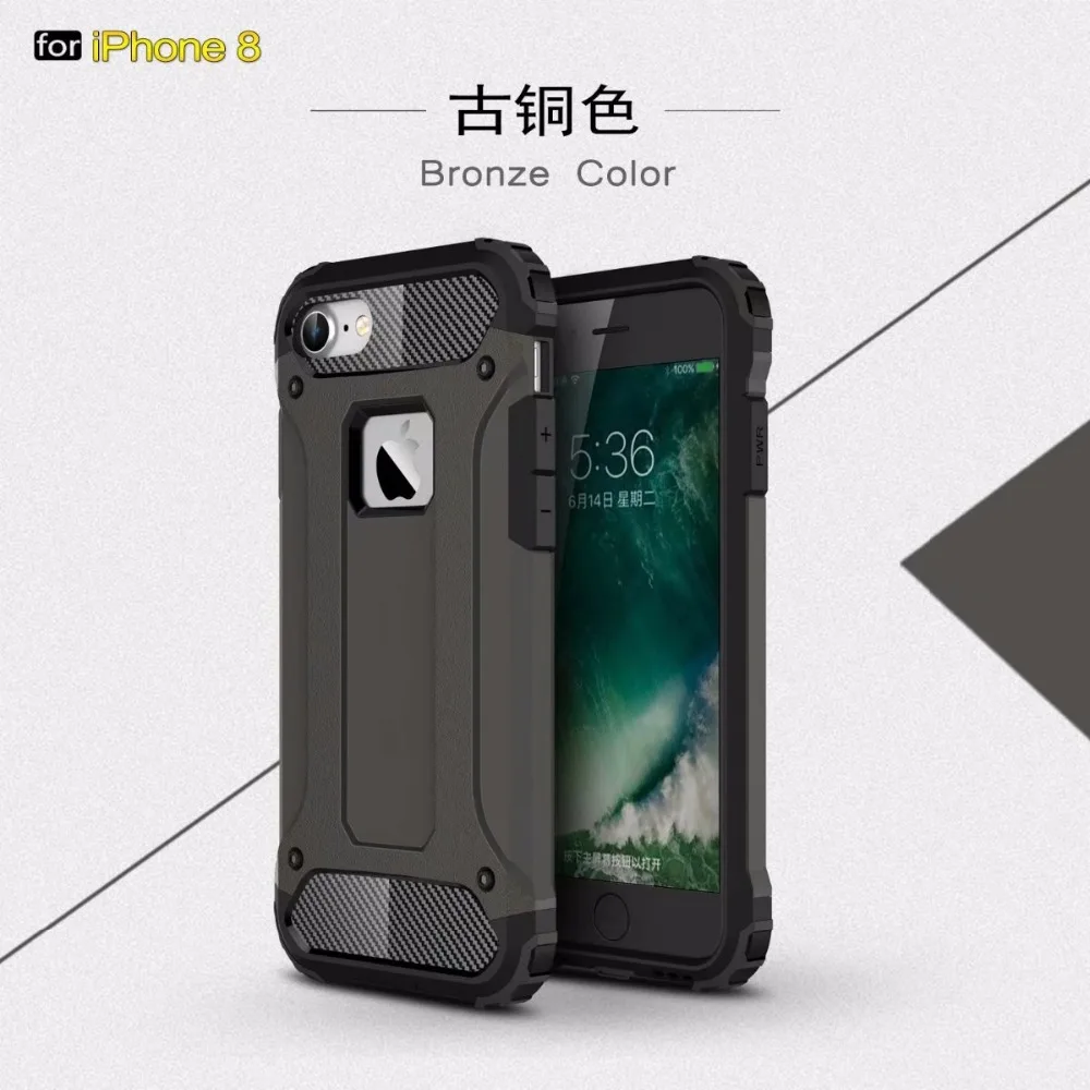 For iphone X case Ultra Thin Shockproof Rugged Impct Hybrid Armor Silicone Back Cover 5 5s SE 6 6s 7 8 plus Coque | Мобильные