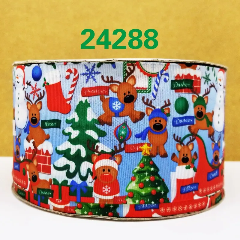 Бесплатная доставка 50 ярдов мультфильм печатных grosgrain ленты 24334|Ленты для шитья| |